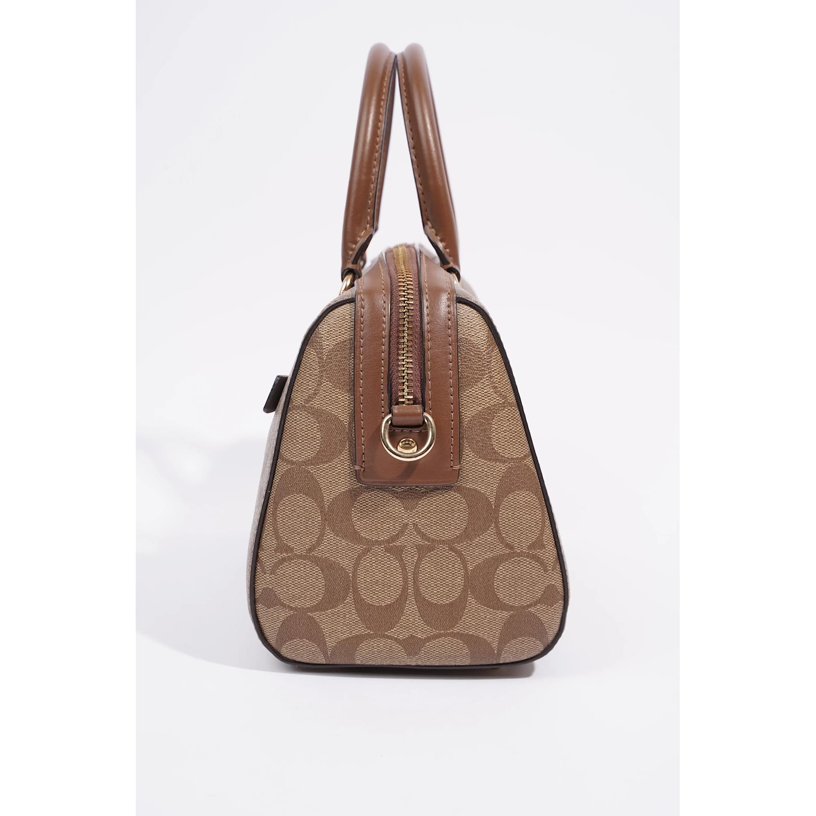 Coaach Rowan Satchel Signature Canvas Crossbody Bag with box premium quality
