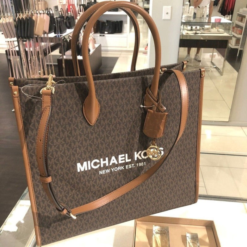 Michael kors mirella tote bag with dust bag(100813 coffebrown)