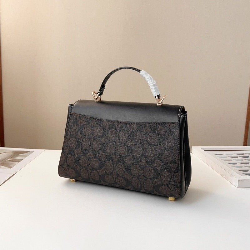 COACCH Eliza Top Handle In Signature Canvas