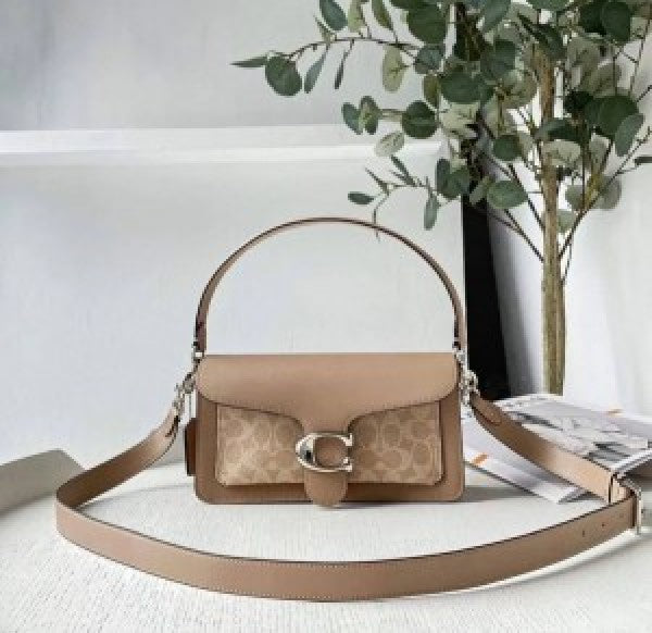 Coaach Tabby Shoulder Bag With Signature Canvas