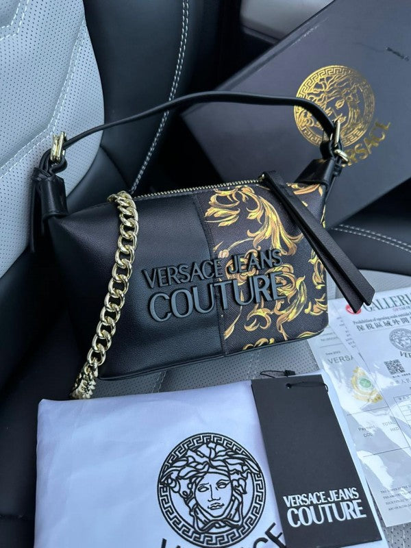 VERSACE JEANS COULTURE SHOULDER BAG WITH BOX