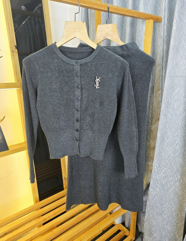 Women YSL Shirt & Long Skirt