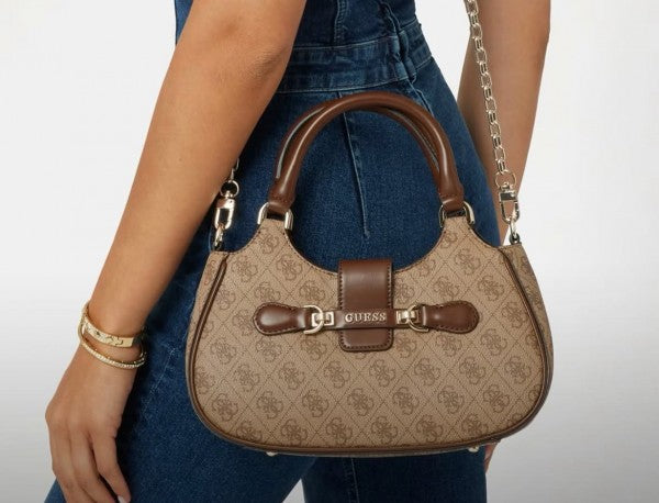 Gueess nolana logo handbag with og box