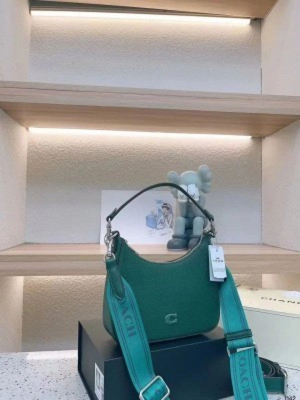 Coach Signature Crossbody Hobo Premium Quality Bag With OG Box & Dust Bag Shoulder Strap