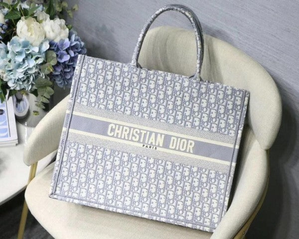 Christian Dior book tote bag premium quality with scarf&og box