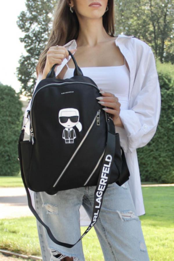 Karl largerfeld backpack premium quality with dust cover