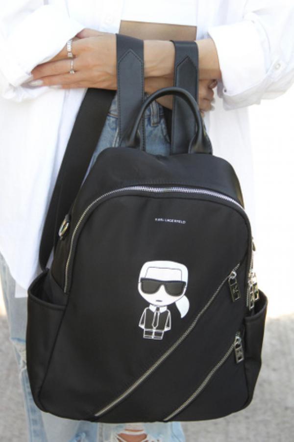 Karl largerfeld backpack premium quality with dust cover