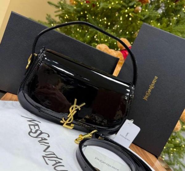 Saiint Lurrent hobo bag glossy premium quality with og box