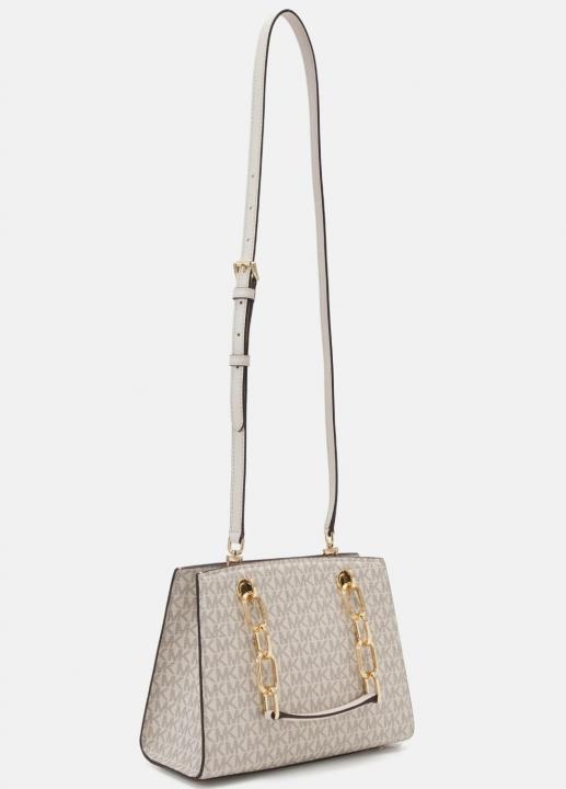 Miichael kors cynthia small signature logo satchel