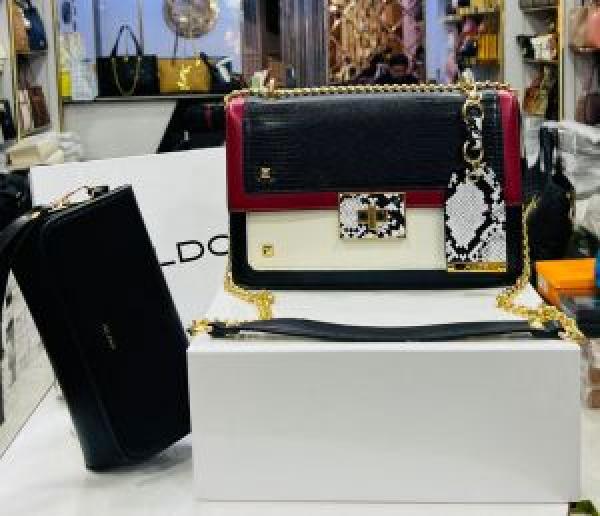 Aldo Two Piece Signature Bag with box