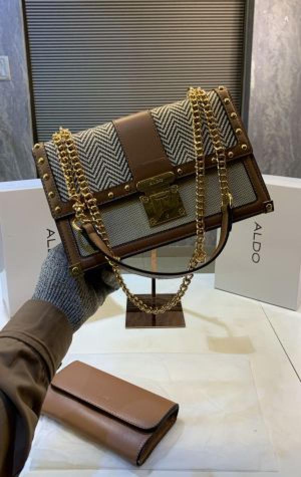 Aldo Two Piece Signature Bag with box