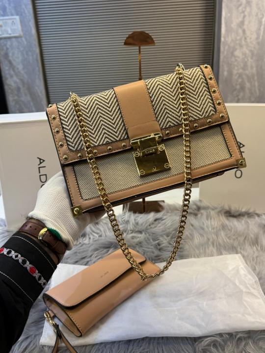 Aldo Two Piece Signature Bag with box