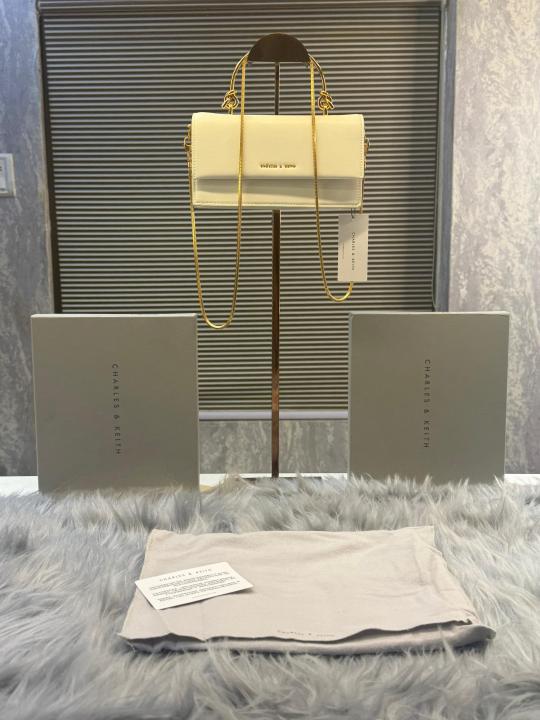 CHARLES & KEITH HOBO BAG WITH OG BOX