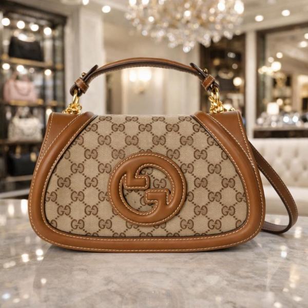 Gucci Blondie Top Handle Sling Bag With Box Dustbag SlingBelt