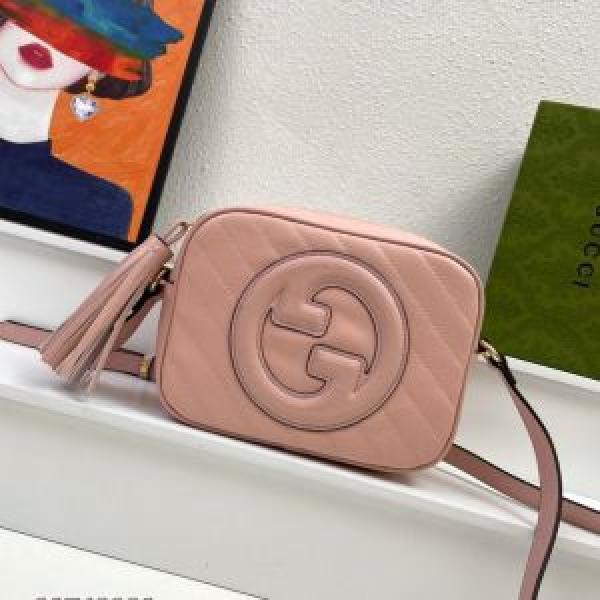 GUCCII Pebbled Leather Soho Disco Crossbody WITH BOX