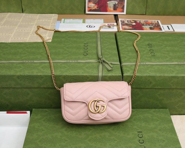 Guccii marmont mini sling bag premium quality with og box
