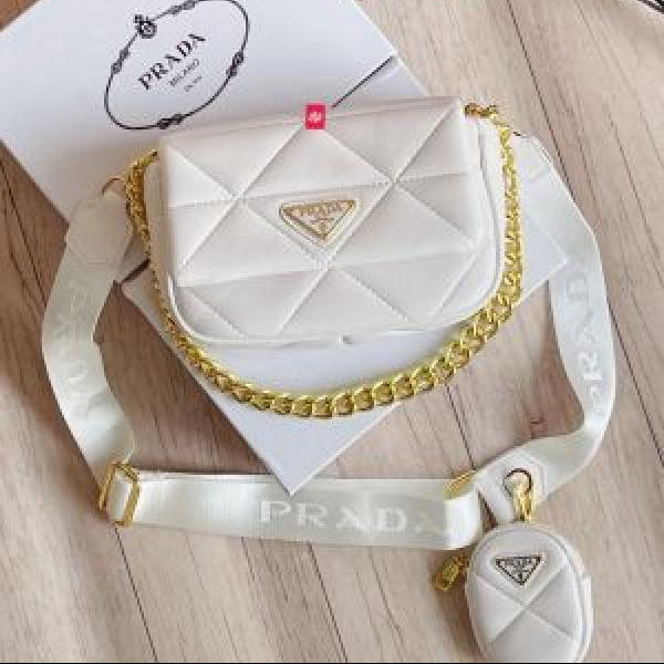 pradda nappa bag with premium quality box
