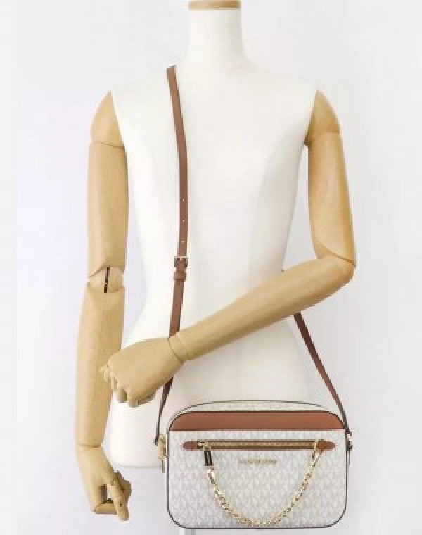 Miichael Korrs Jet Set East West Chain Crossbody Sling with box
