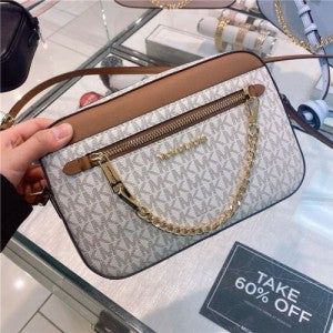 Miichael Korrs Jet Set East West Chain Crossbody Sling with box