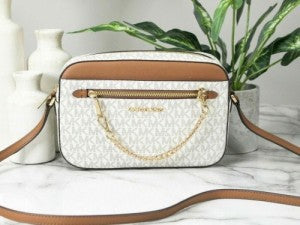 Miichael Korrs Jet Set East West Chain Crossbody Sling with box