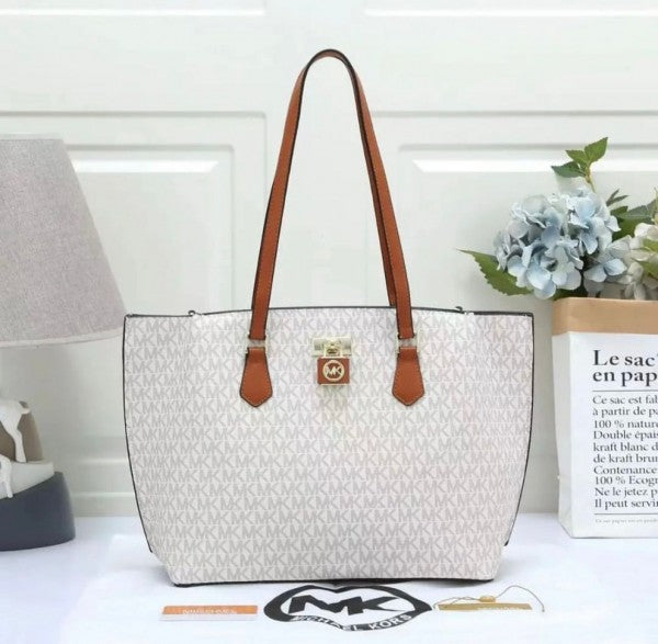 Miichael Korss Ruby Large Logo Tote Bag black