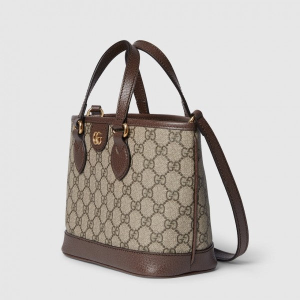 GUCCI OPHIDIA MINI TOTE BAG WITH MAGNATIC BOX
