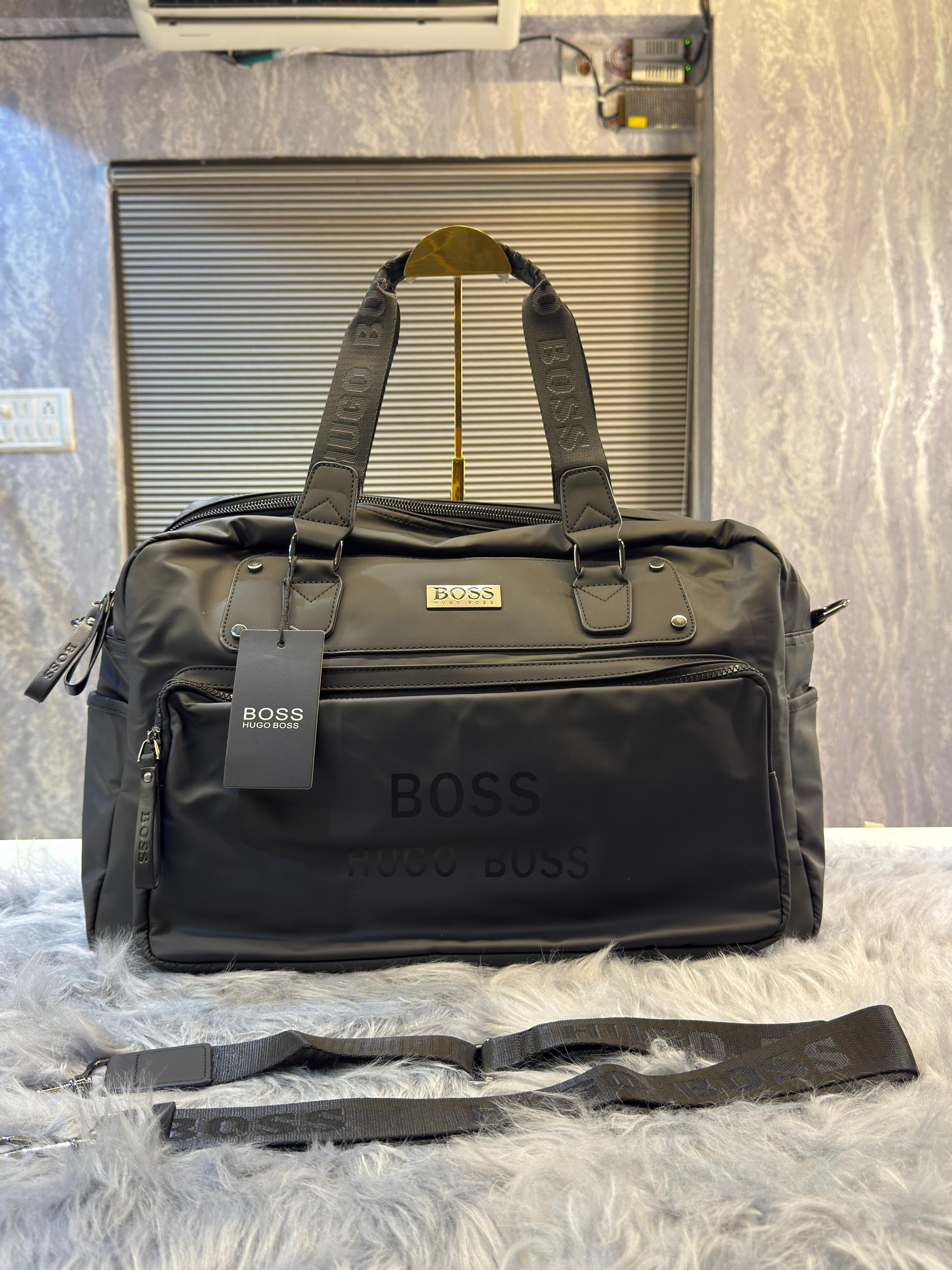 BOSS DUFFLE BAG PREMIUM QUALITY