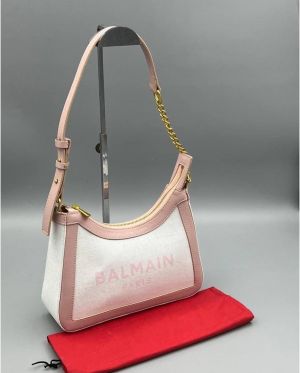 BALMAIN B ARMY LOGO PRINT SHOULDER BAG WITHOUT BOX