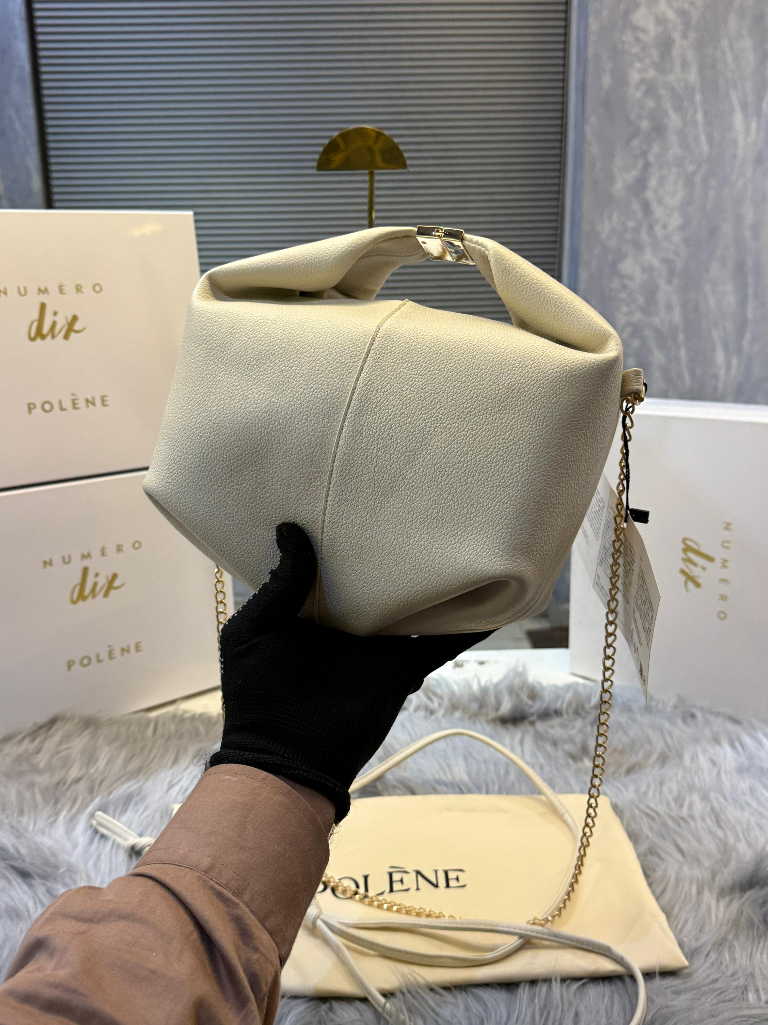 Pollene Bri Edition Textured Camel with box