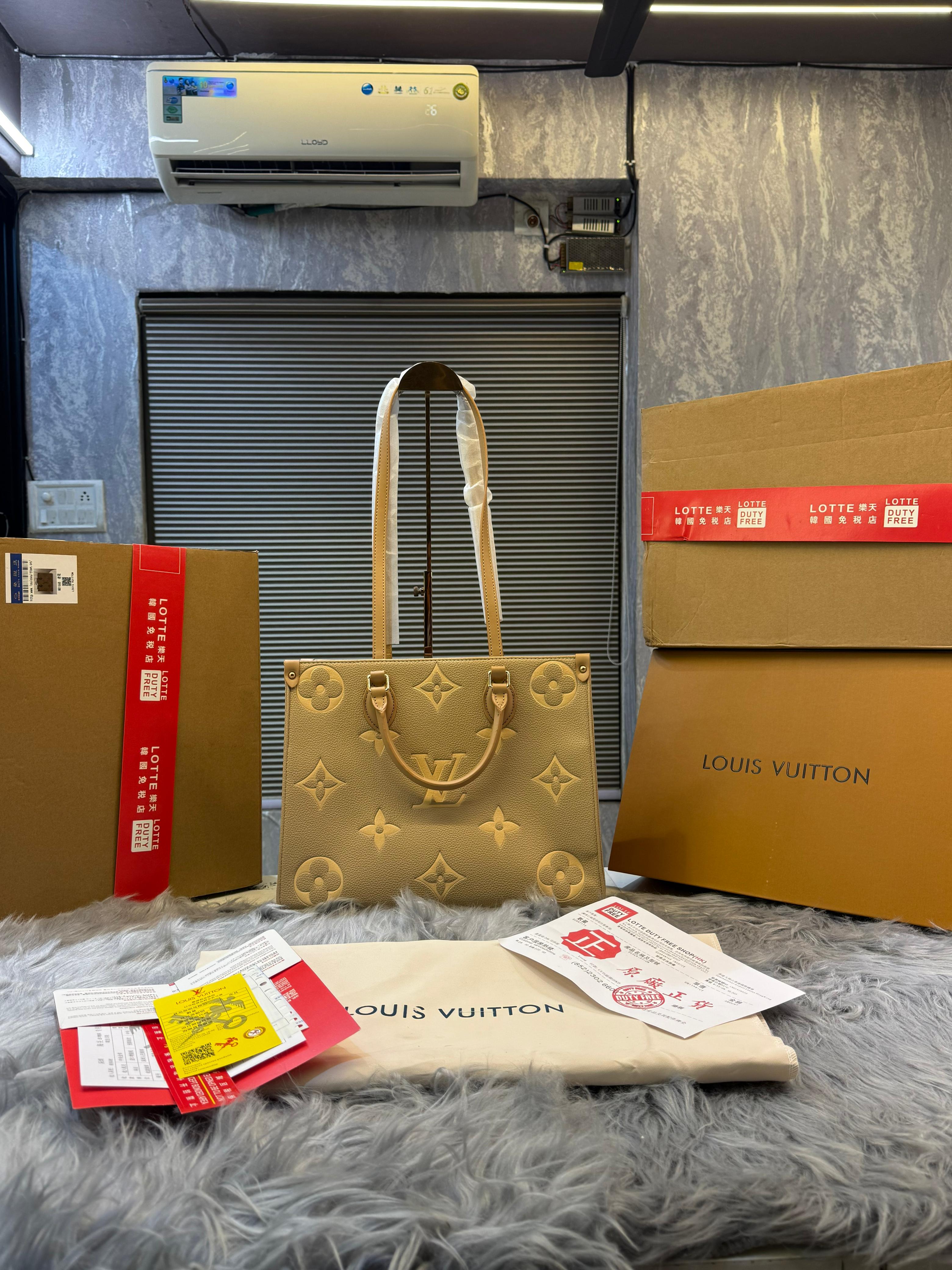 Louiis Vuiitton Onthego Mm Empreinte With&Double Og Box And Dust Bag