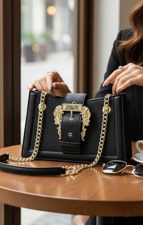 VEERSACE JEANS COULTURE SHOULDER BAG WITH BOX
