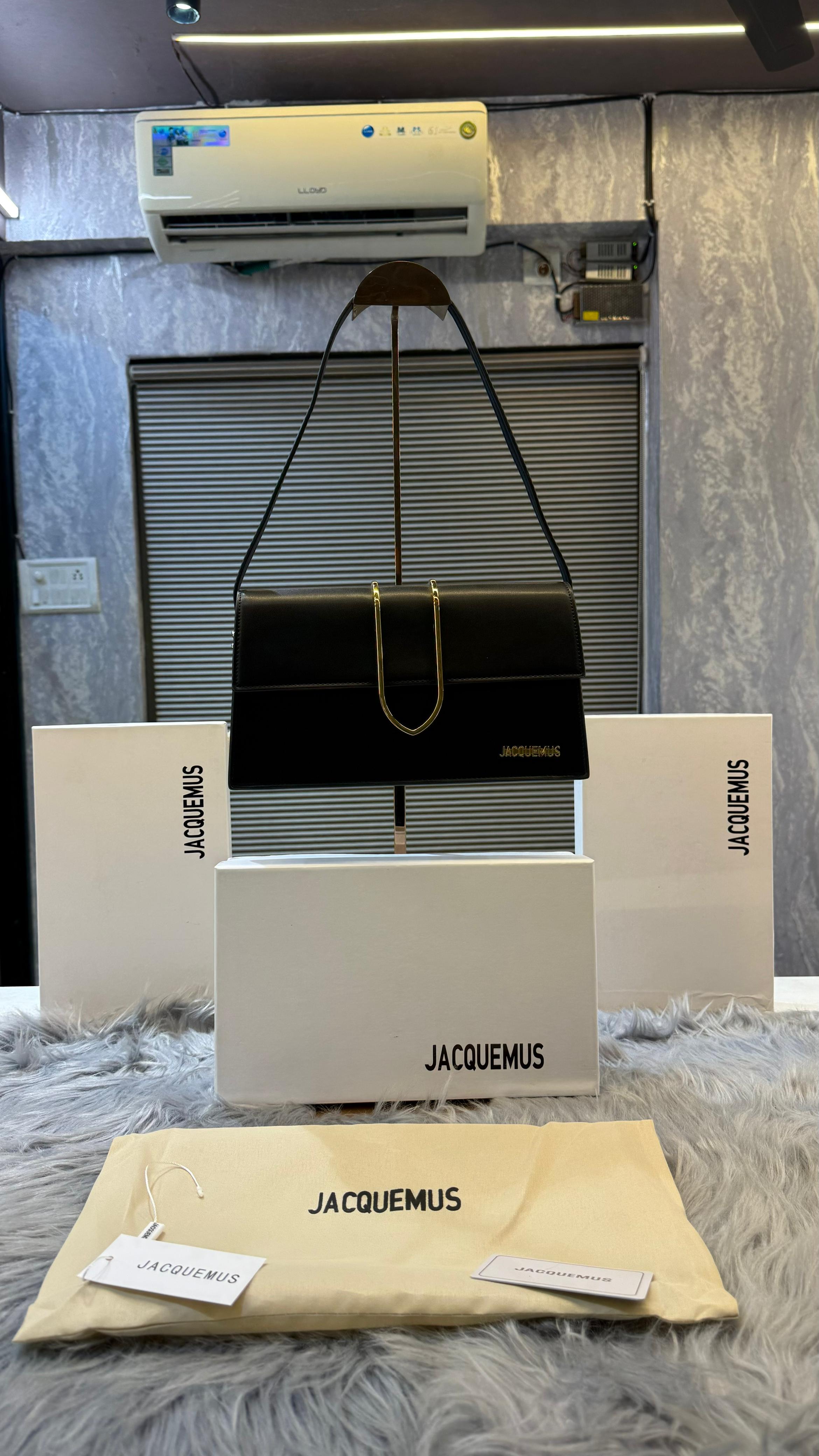 Jacqueemus Leather Bambino With Sling Strap OG Box & Dust Bag