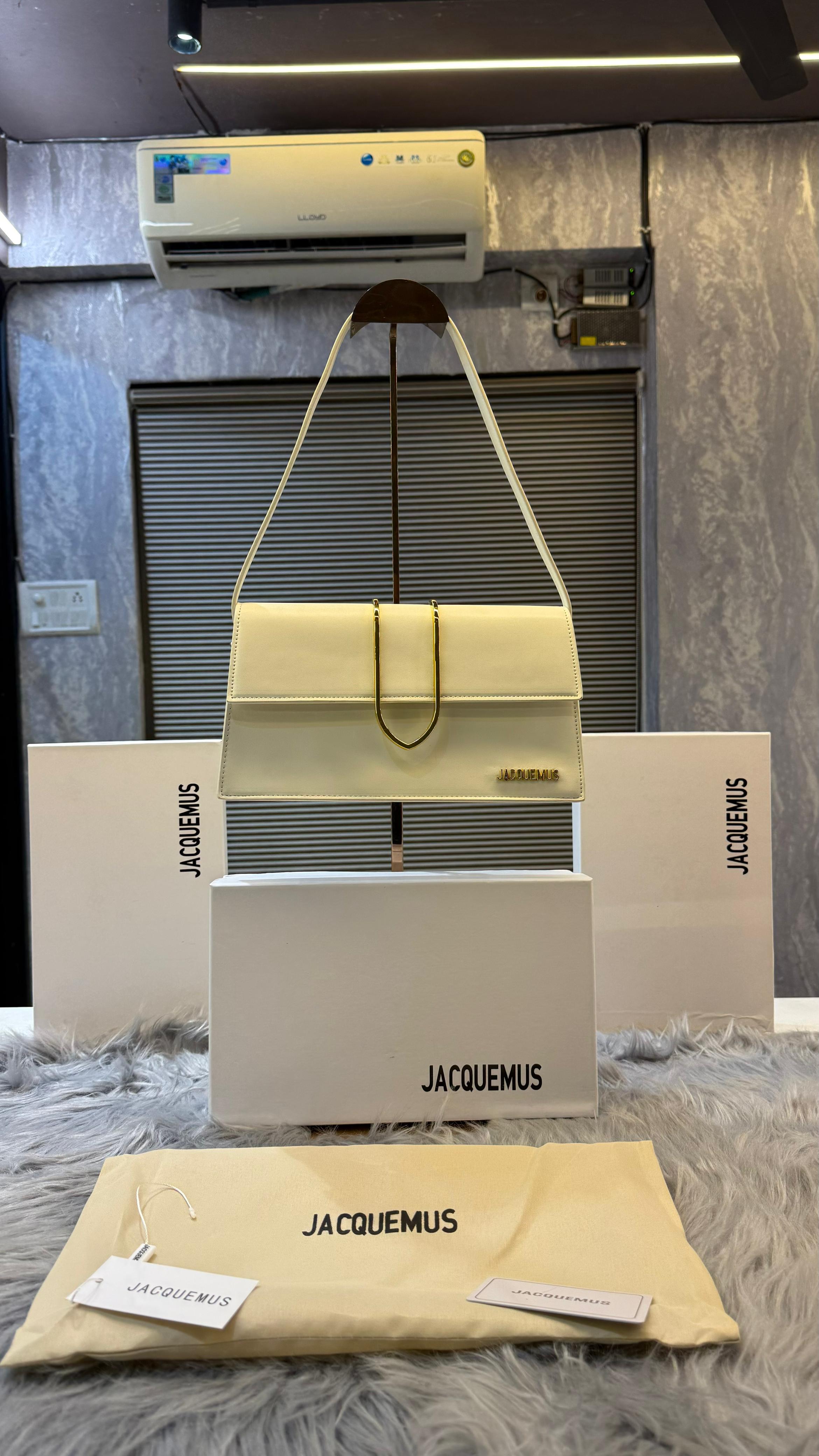 Jacqueemus Leather Bambino With Sling Strap OG Box & Dust Bag