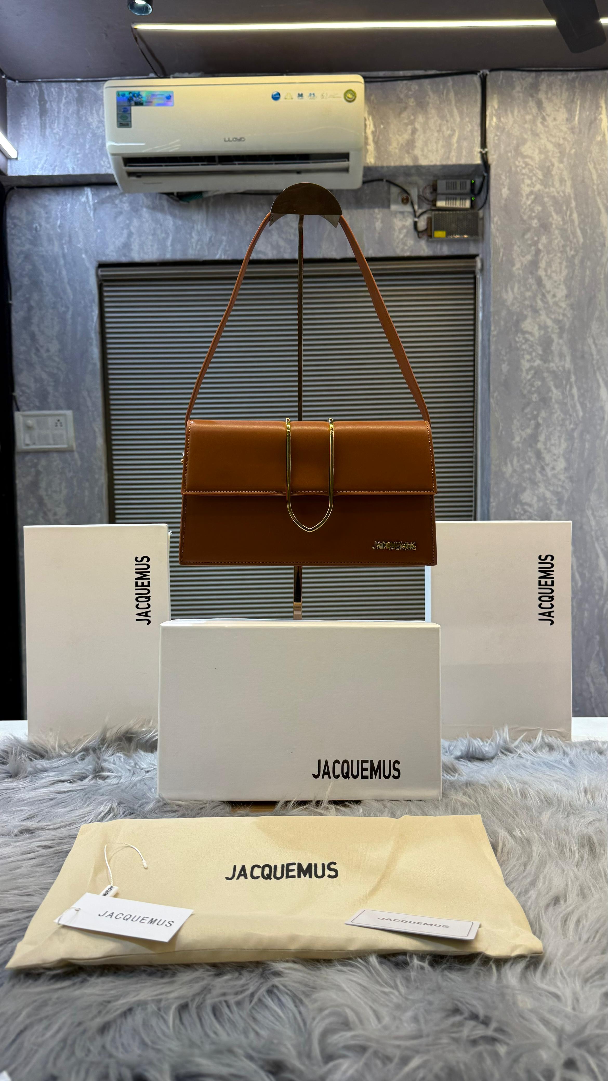 Jacqueemus Leather Bambino With Sling Strap OG Box & Dust Bag