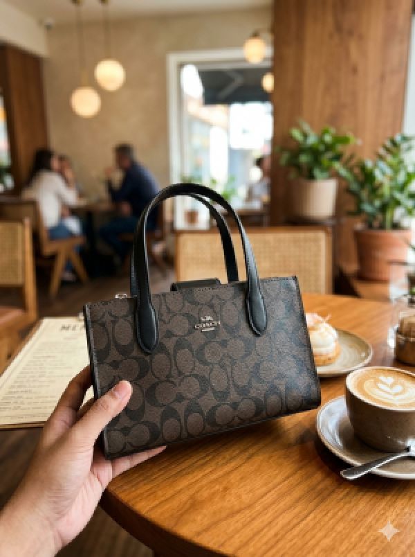Coachh mini nina tote bag premium quality with double box