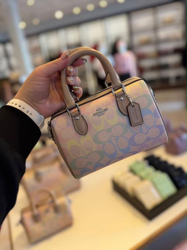 Coachh Rowan Mini Multi With Original Box Dust Cover