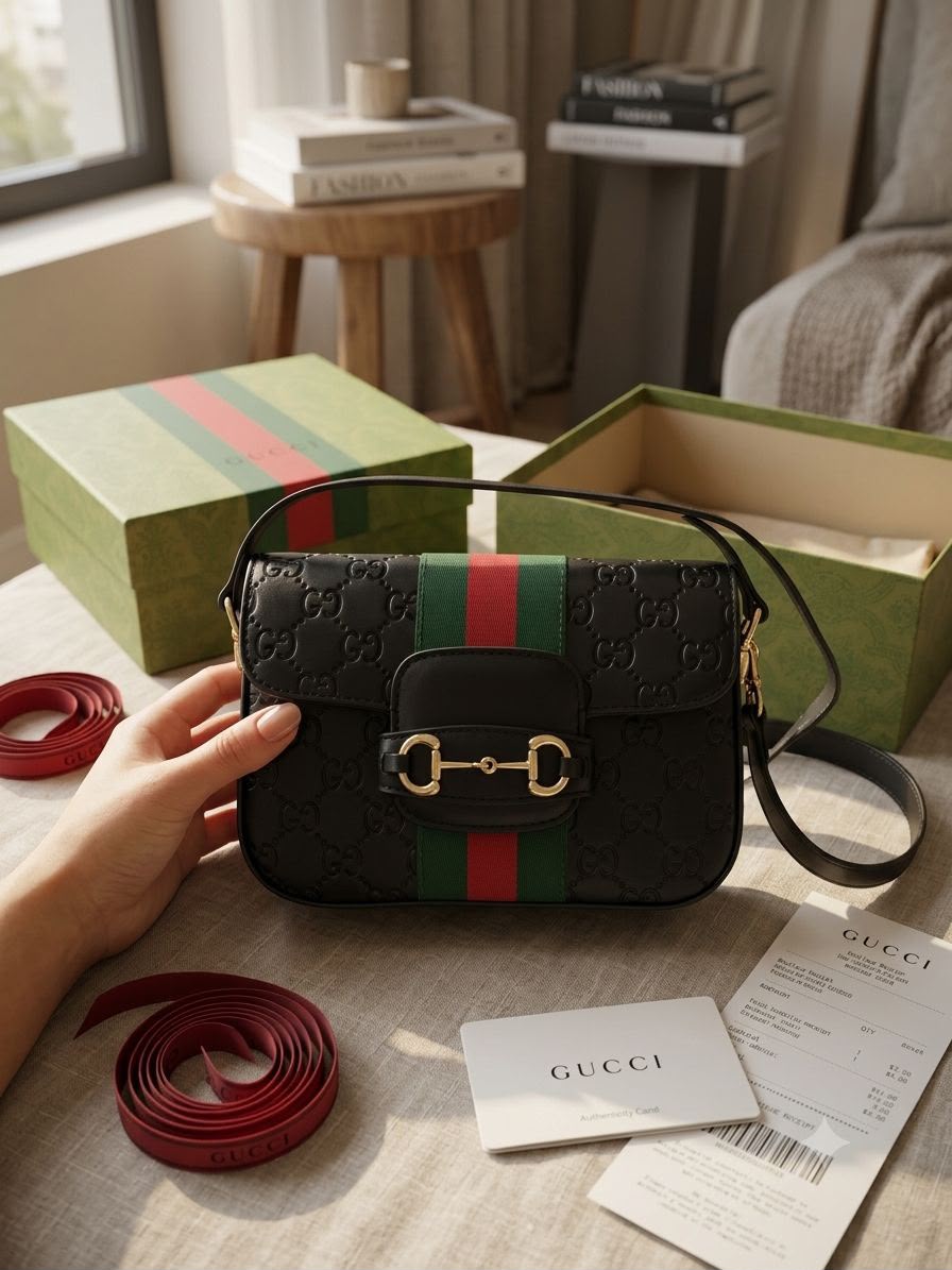 Guccii horsebiet handbag premium quality with orignal box
