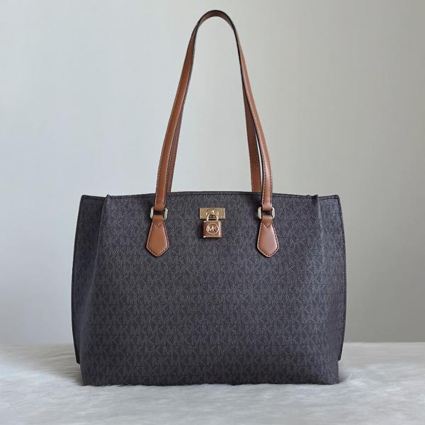 Miichael Korss Ruby Large Logo Tote Bag black