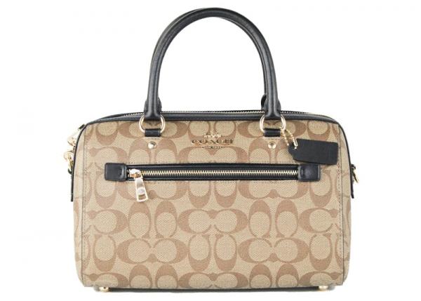 Coaach Rowan Satchel Signature Canvas Crossbody Bag with box premium quality