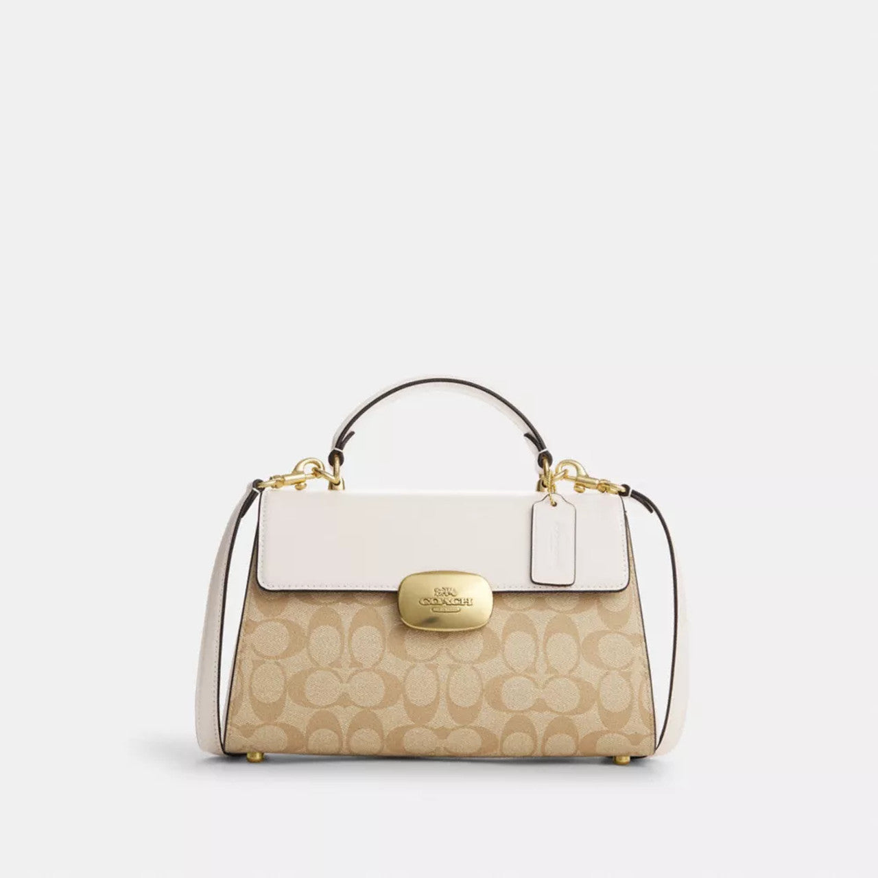 COACCH Eliza Top Handle In Signature Canvas