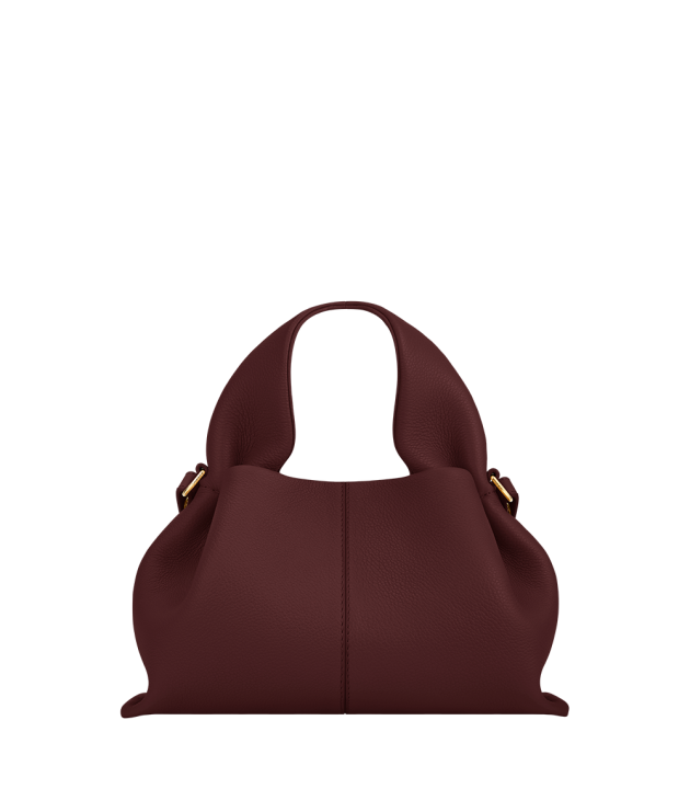 Pollene Numero Neuf Leather Shoulder Bag with box