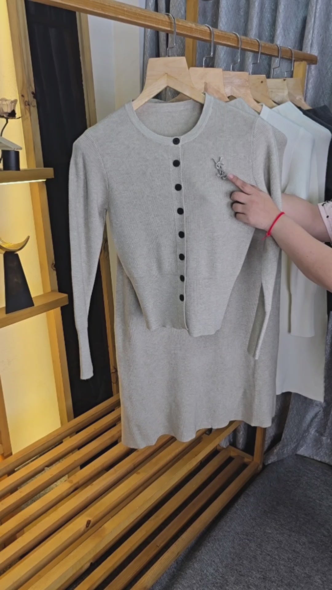 Women YSL Shirt & Long Skirt