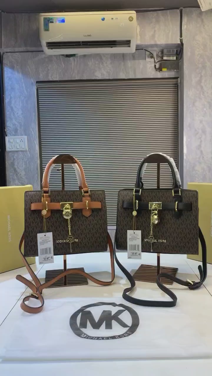 MICHAEL HAMILTON LEGACY SATCHEL BAG WITH OG BOX