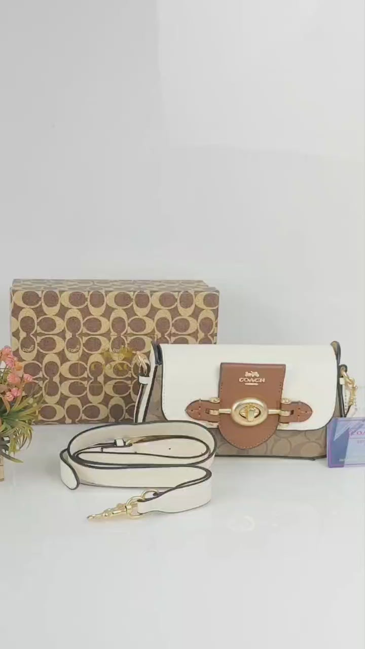 Coach brie sling bag premium quality with box