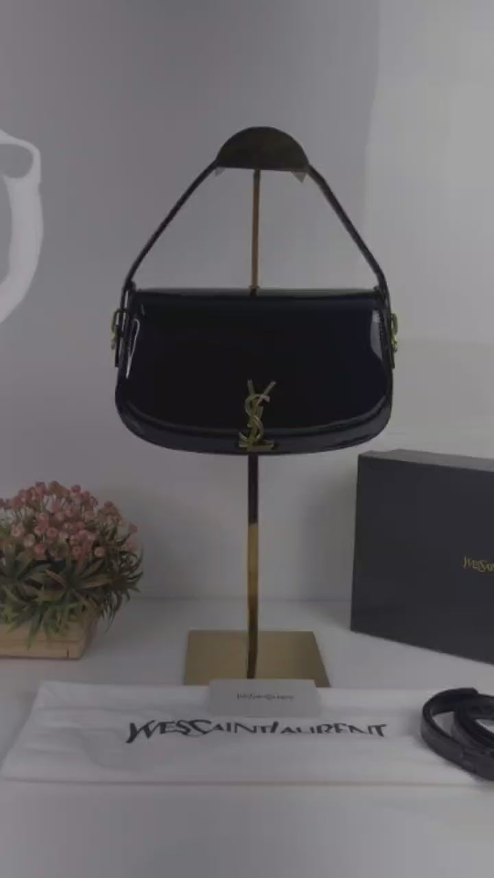 Ysl hobo bag glossy premium quality with og box