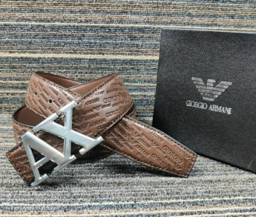 A X BROWN SILVER BELT