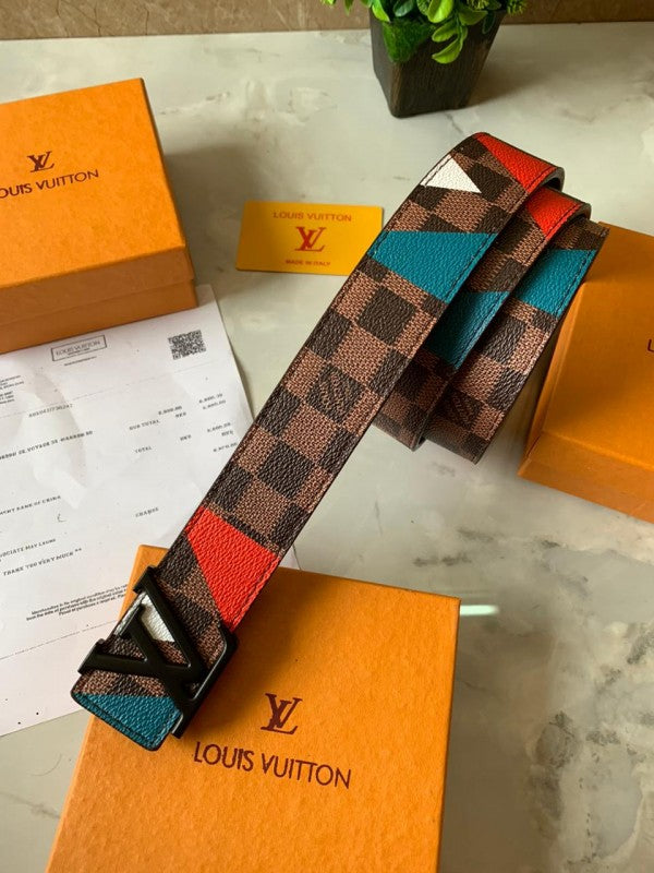 LOUIS VUITTON CHECKS BELT