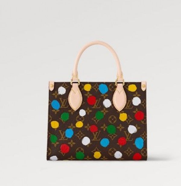 LOUIS VUITTON LV x Yayoi Kusama On The Go PM Tote Bag