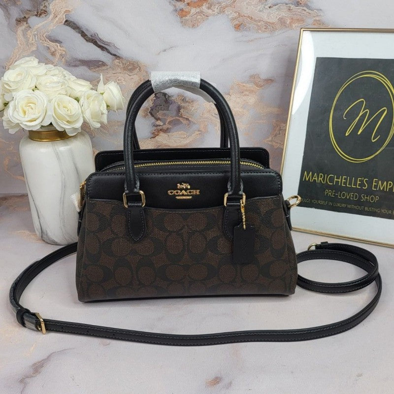 Coach darcie carryall bag with dust cover