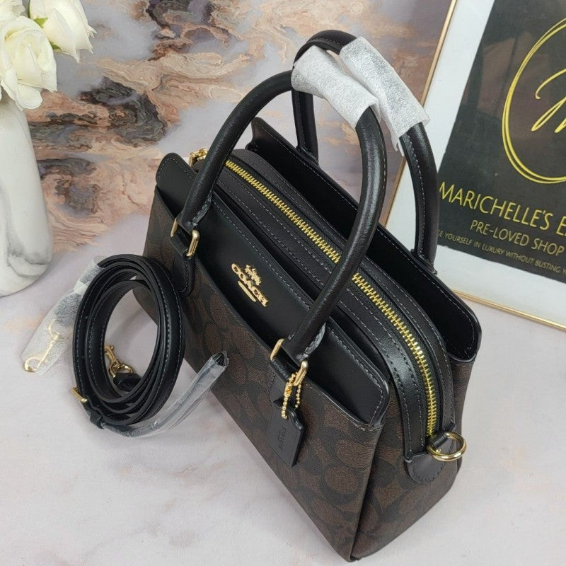 Coach darcie carryall bag with dust cover